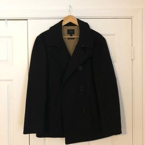 Jcrew Bayswater Black Peacoat